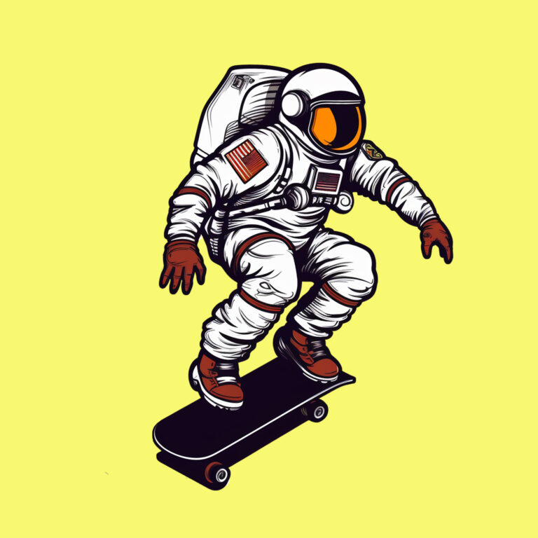 Designs astronaut